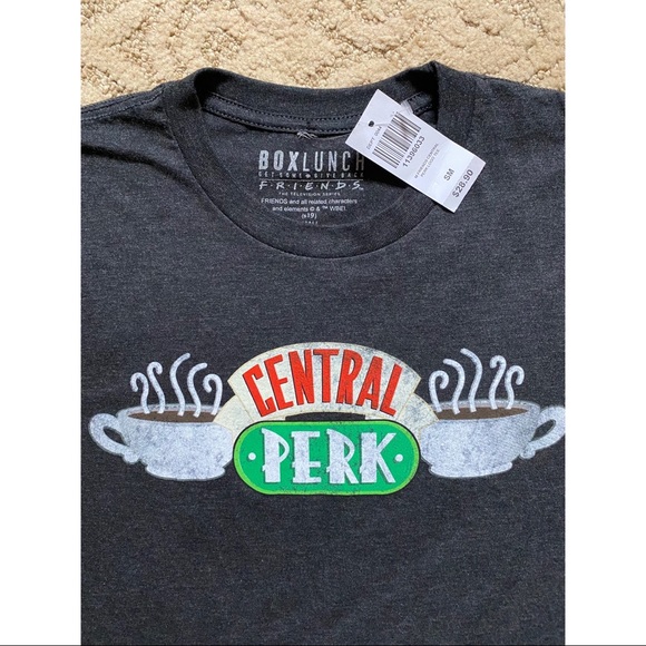 Box Lunch Central Perk Logo T Shirt Small NWT - Picture 4 of 5